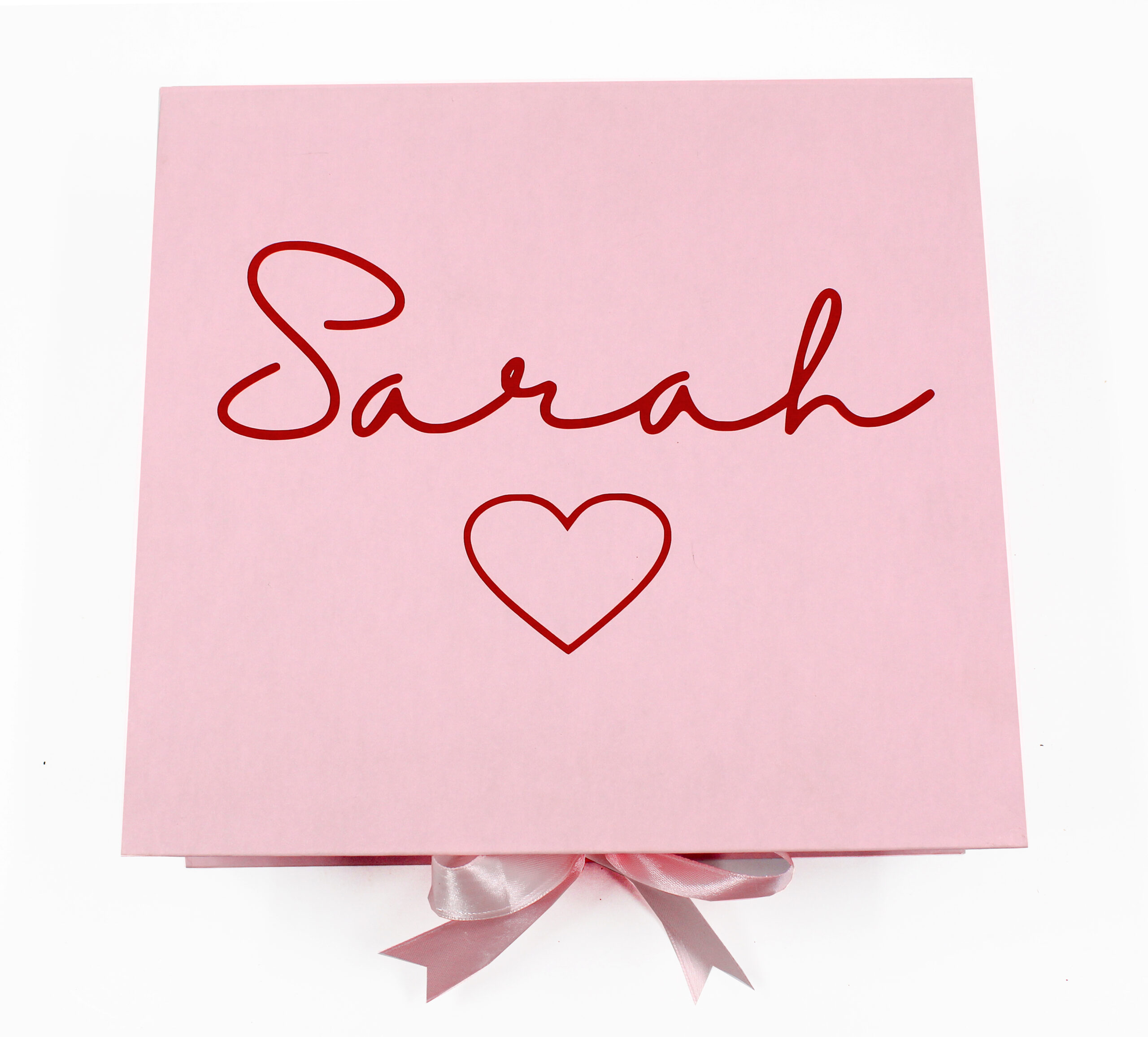 Personalised Pink Valentine's Box Hamper