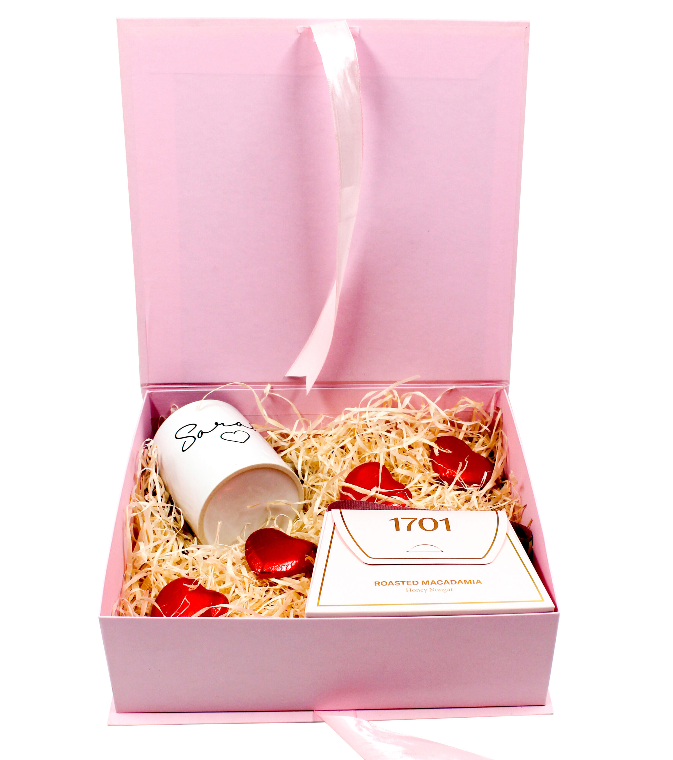 Personalised Pink Valentine's Box
